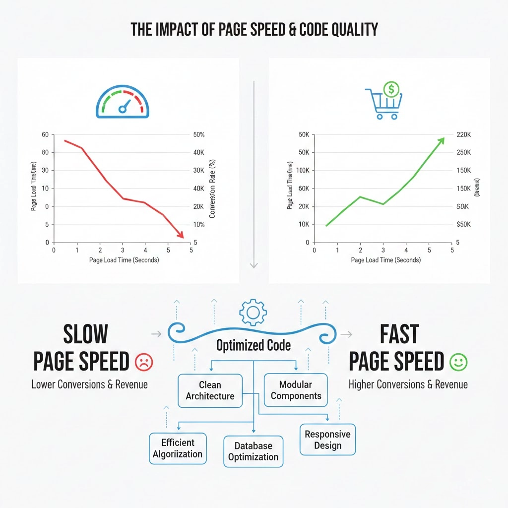 impact of page speed and code quality
